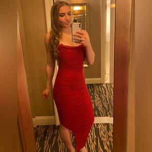 BABYBOO STUNNING RED PARTY DRESS - Medium